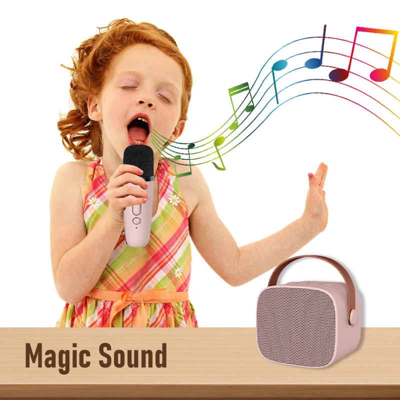 Kids for Bluetooth Audio Karaoke Singing Machine Wireless Microphone with Speaker Gaming Microphone for Kids Toys