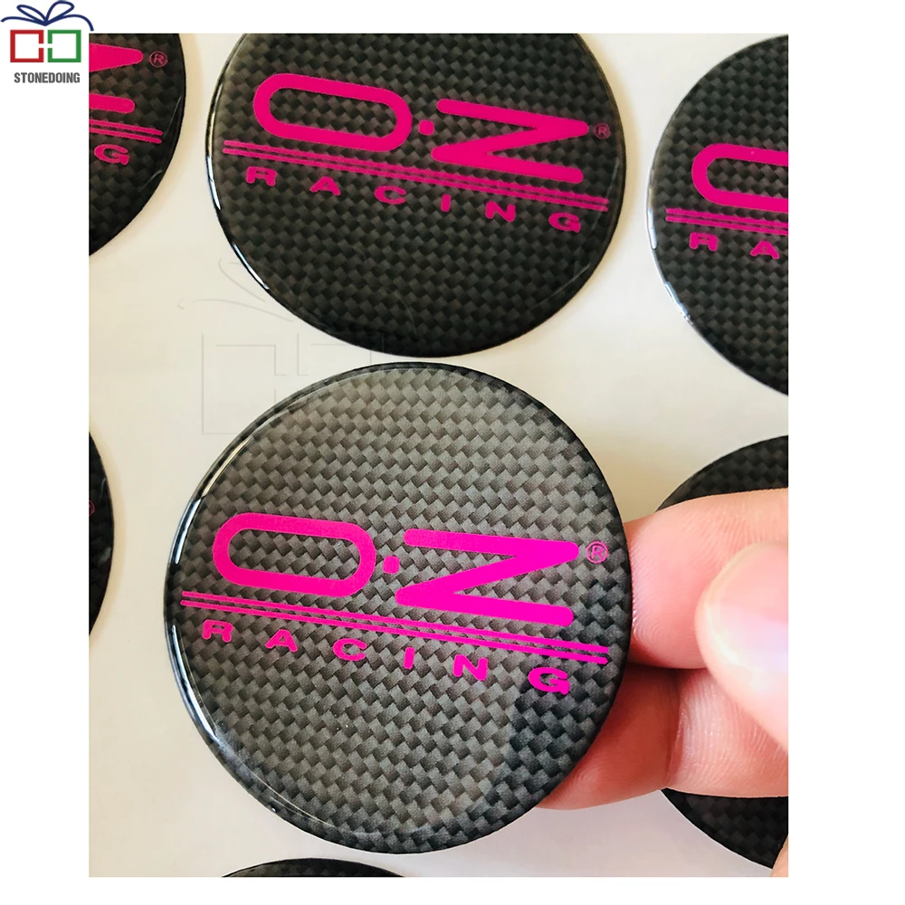 Custom Promotional 3D Domed Resin Protected Epoxy Stickers
