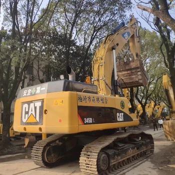 35 Tons Large Original Construction Machinery Secondhand Used Caterpillar Excavator CAT345D in Good Condition on Sale