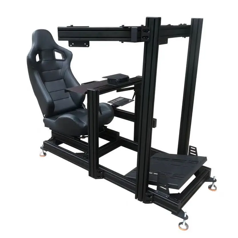 European Popular Sim Racing Cockpit Simulator Kit with 4080 40160 Comfortable Gaming Seat Driving Virtual Video Game Equipment