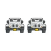 Car Focal bead White  SA235