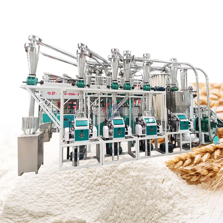 Automatic 15t/d Wheat Flour Mill Small Grain Milling Machine Powder