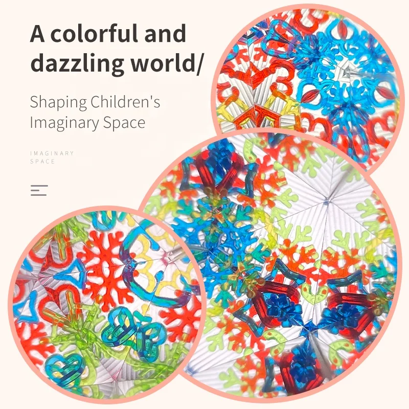 2023 новейший калейдоскоп на заказ классические детские развивающие игрушки очки для