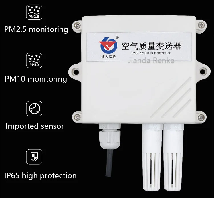 Rs485 Modbus Outside Air Quality Monitoring System Pm1.0 Pm10 Pm2.5 Air ...