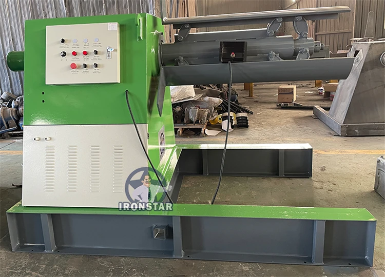 Double Decoiler And Automatic Uncoiler Straightener Feeder