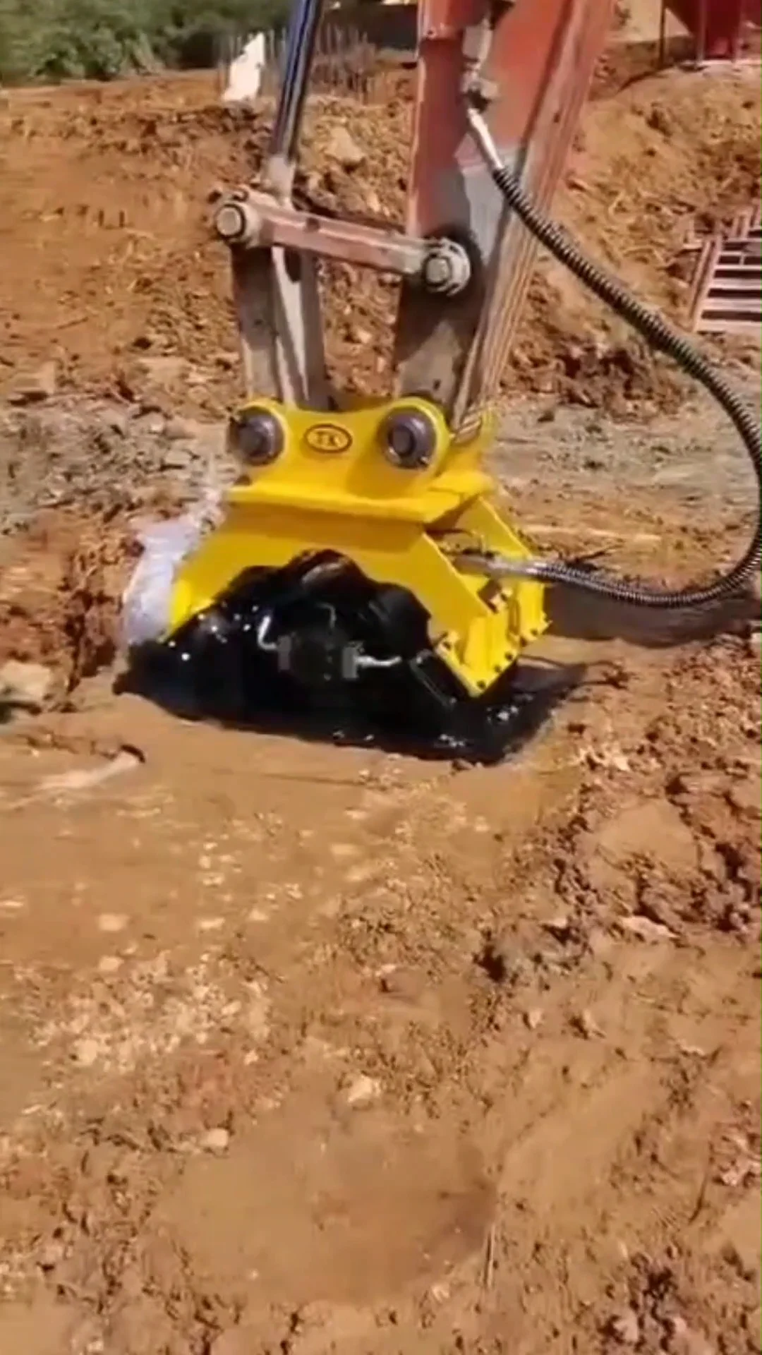 Excavator Vibrating Hydraulic Compactor Tamping Machine Plate Vibrating