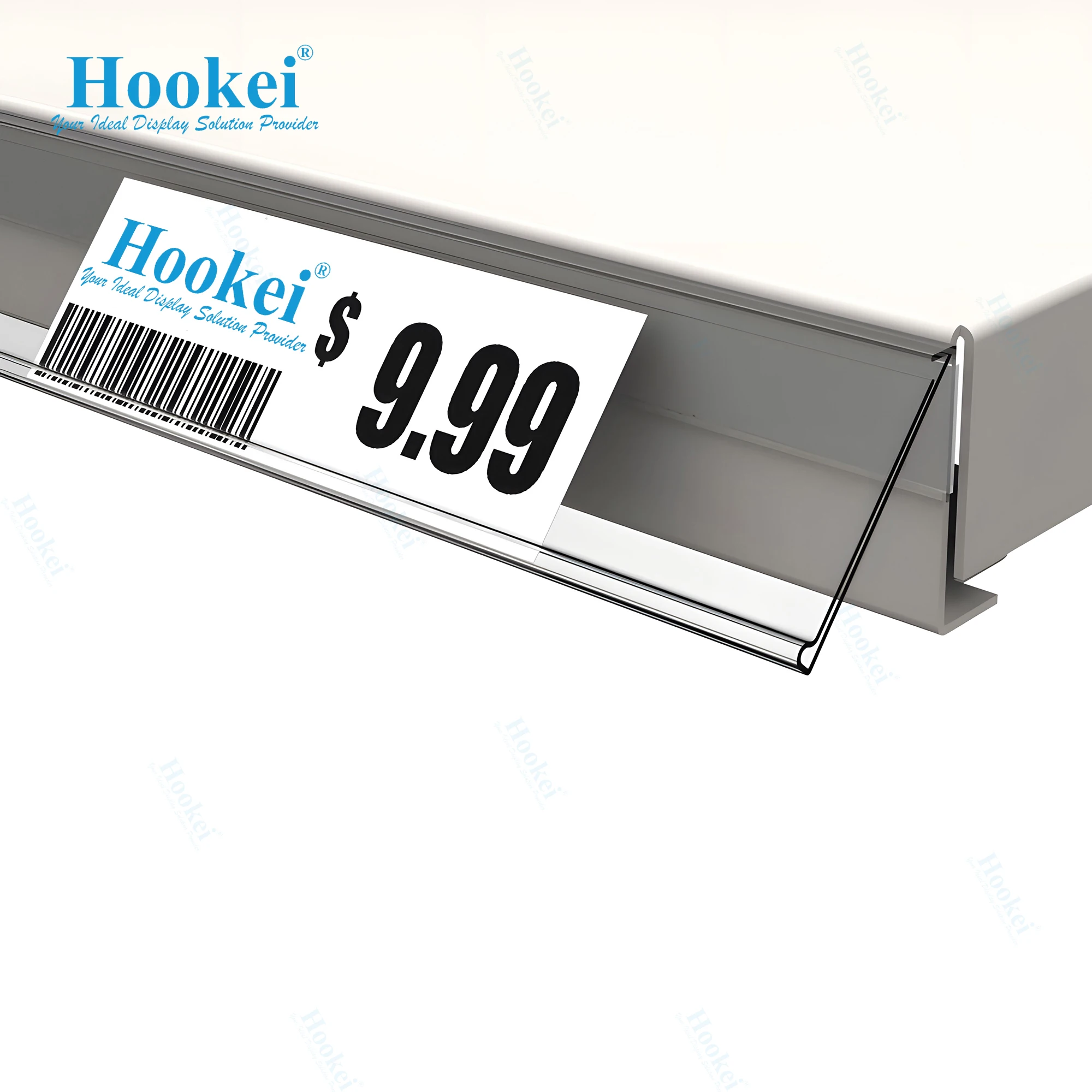 Custom Pvc Colorful Data Strip Label Holder Shelf Price Strip for Gondola