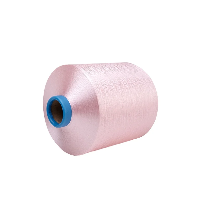 WELONG 100% sợi polyester Sợi Polyester chất lượng cao 20/2 DTY 100% Polyester Bền màu bền màu Sáng bóng