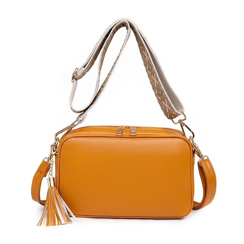 Designer Ladies Crossbody Bags Wide Strap Crossbody Handbags for