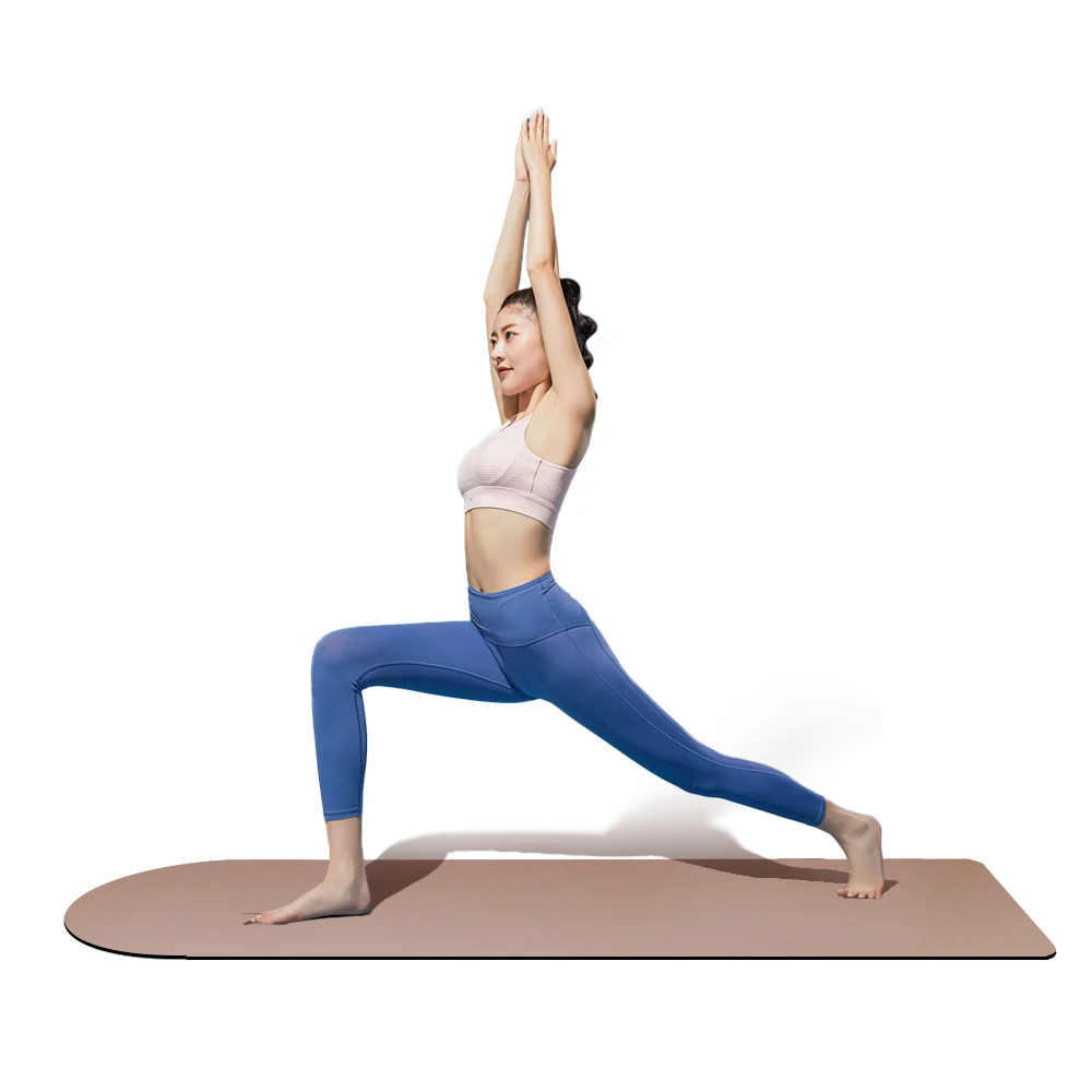 Yugland New Design Pu Rubber Oval Yoga Mat Pilates Fitness Universal