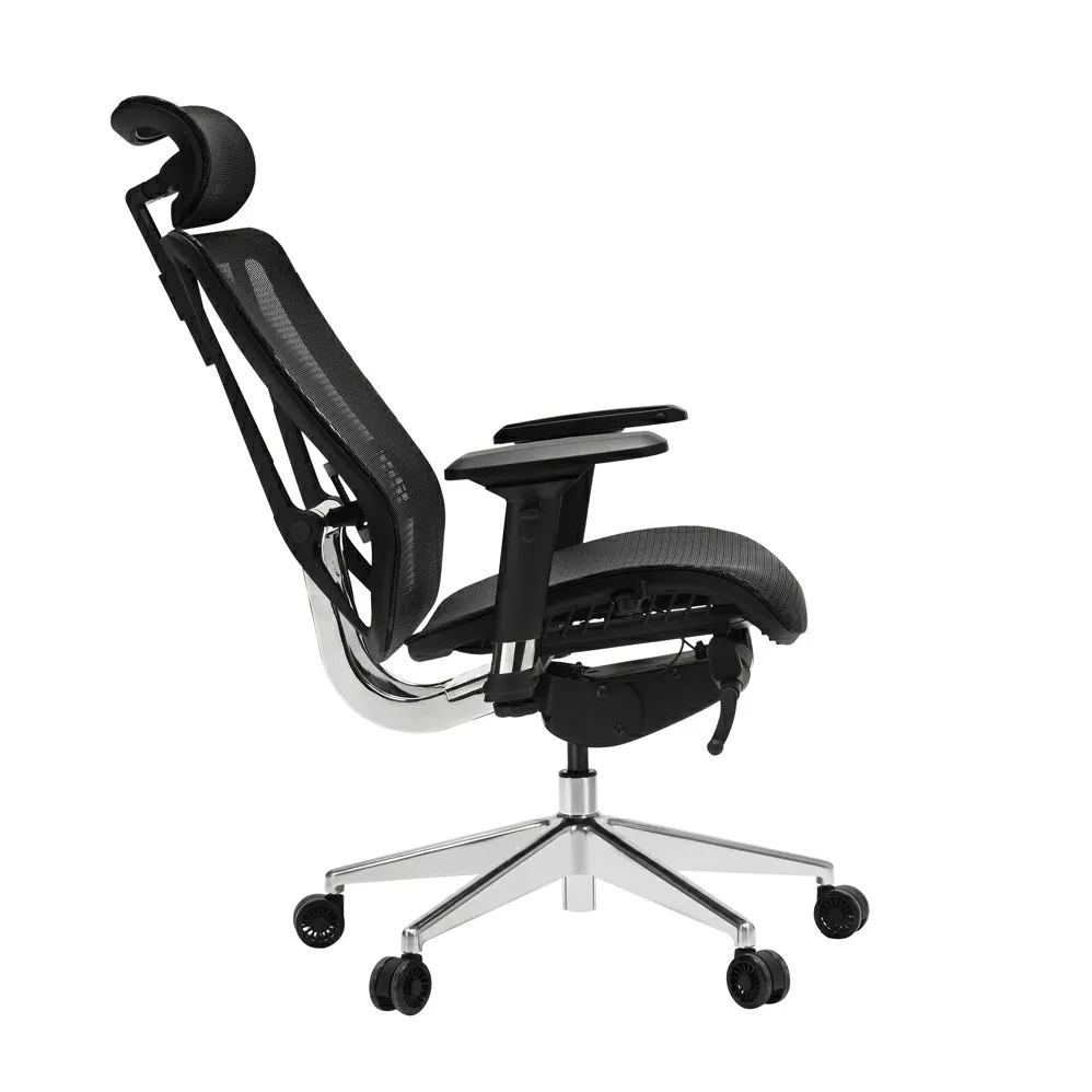 Free Sample Back Mesh Fabric Swivel Computer Desk Chair Luxury Ergonomic Executive Commercial Office Chairs with Headrest