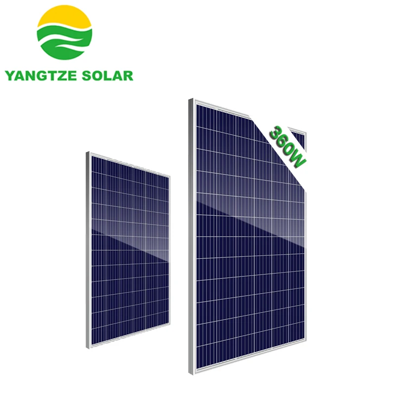 350w 360w Yangtze poly 72cells solar power panel price