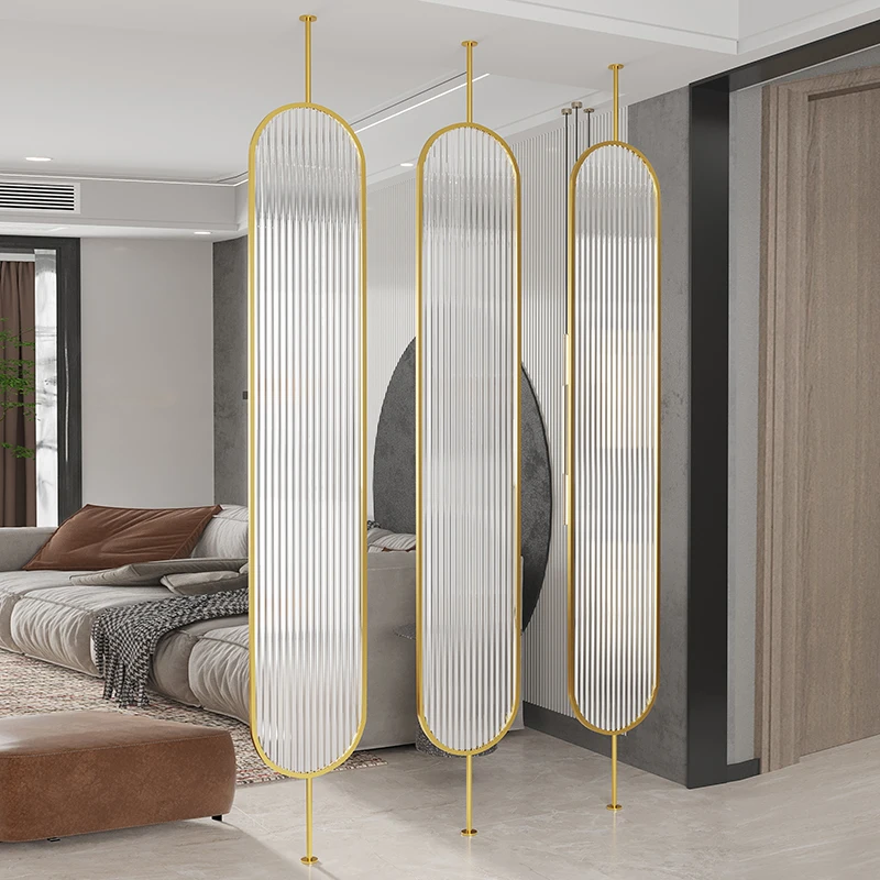 Partition Screen Decorative Wall Screen Welding Room Dividers Stainless Steel Metal Ceiling Room Divider Screen