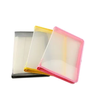 F1743 Transparent PP Zipper A4 File Arrangement Bag Wholesale Document Storage Document Fastener Folder File Bag Document