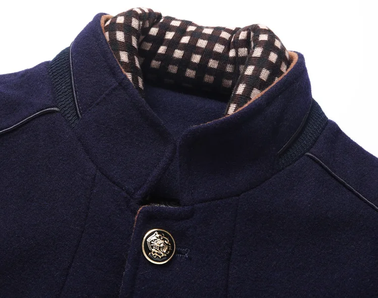 High Quality Wholesale Winter Men's Clothing Jacket Trench Coat Custom Woolen Plus Size Long Coats For Men_voghion.com