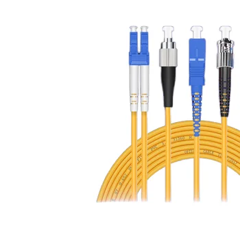 Single-Mode Fiber Optic Patch Cord LC Pigtail SC-LC-FC-ST PVC Dual-Core Carrier-Grade Extension 3m 5m 10m 20m Multimode Cable
