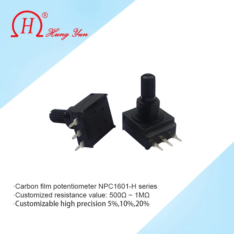 Insulated Shaft High Quality Rotary Potentiometer Carbon Film