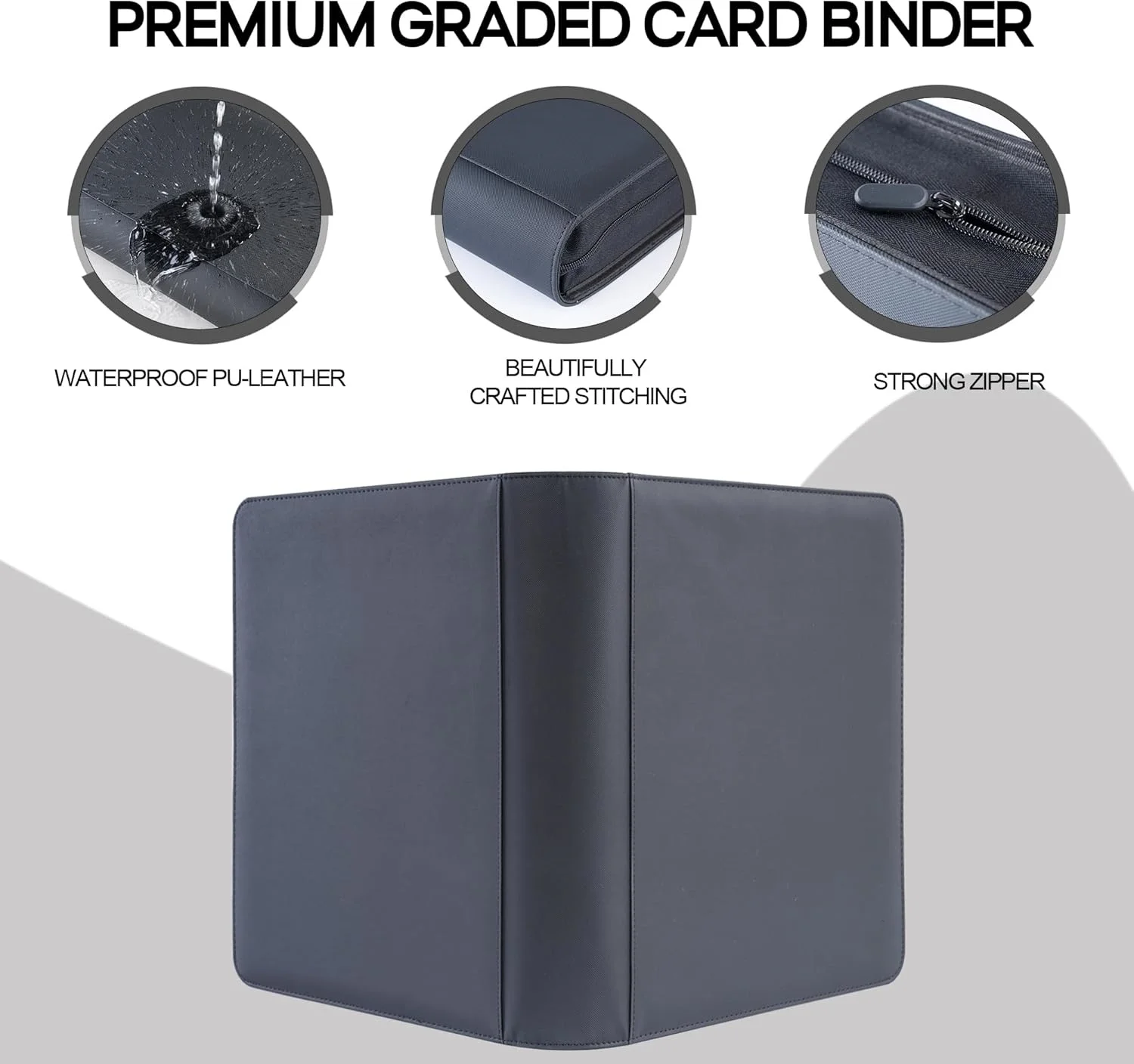 most expensive graded card 4-Pocket Exo-Tec® Zip Binder White Edition – Vault X US main image 1
