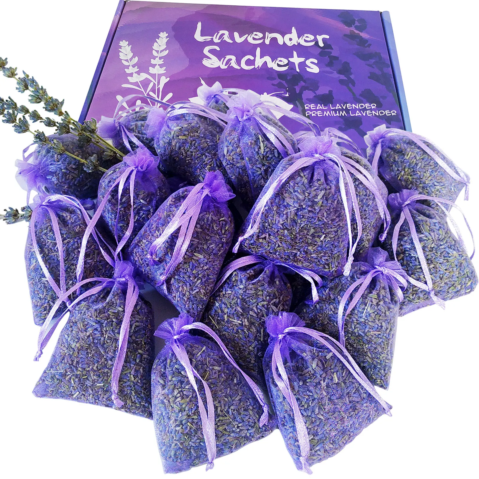 Aroma Bags Products Scented Decorations Dried Lavender  Flower Sachets Seeds Bag Dried Lavender Buds Herb Sachets Bags