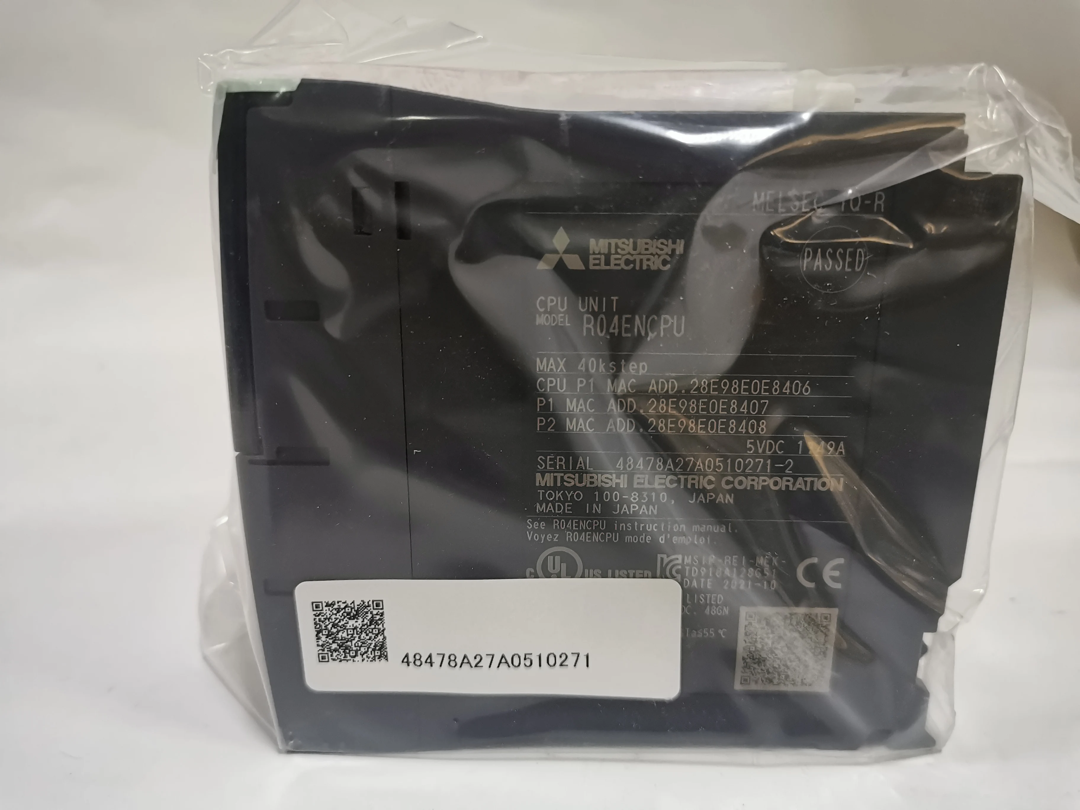Multifunctional PLC Module R04ENCPU - Mitsubishi IQ-R 40K Steps