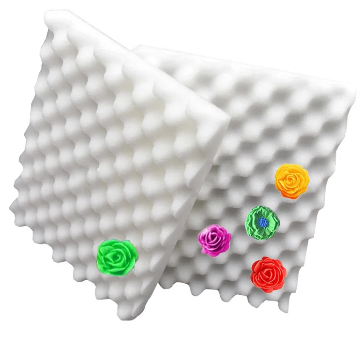 2Pcs Flower Fondant Cake Foam Mats Air Drying Sponge Pad Cake Decoration  Tools