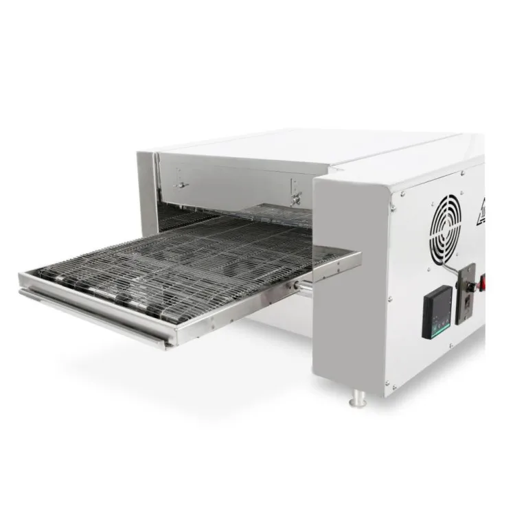 Gastro Pizzaofen mit Förderband - Passt 2 x 20 cm - 30 Pizzas pro St