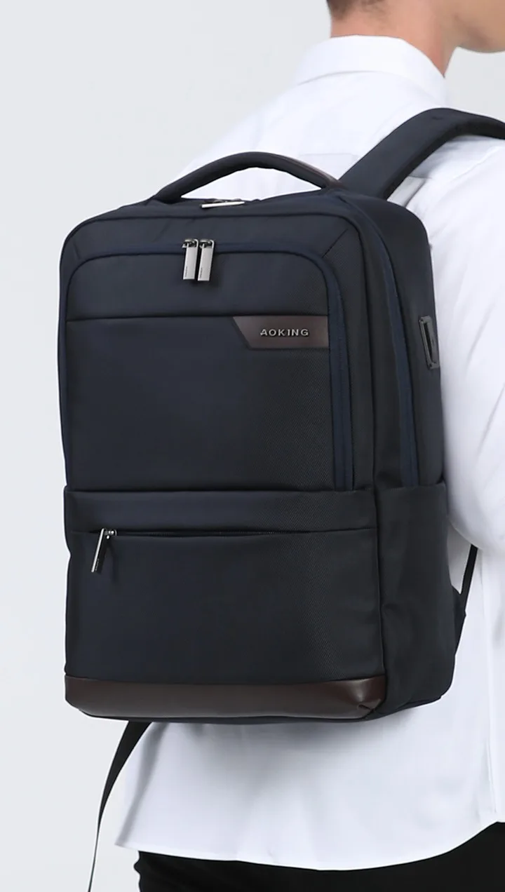 Aoking Comfortable Laptop Backpack 2022 Men's New Business Work