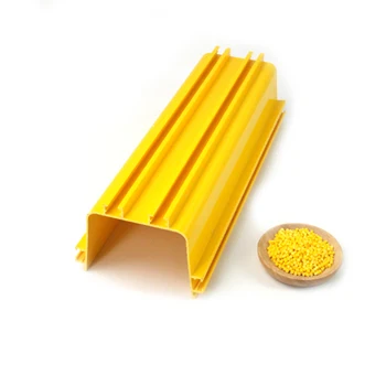 Custom Extruded PP PVC PE PC Plastic Track  Profiles Pvc Roof Rainwater Gutter Pipe for Building