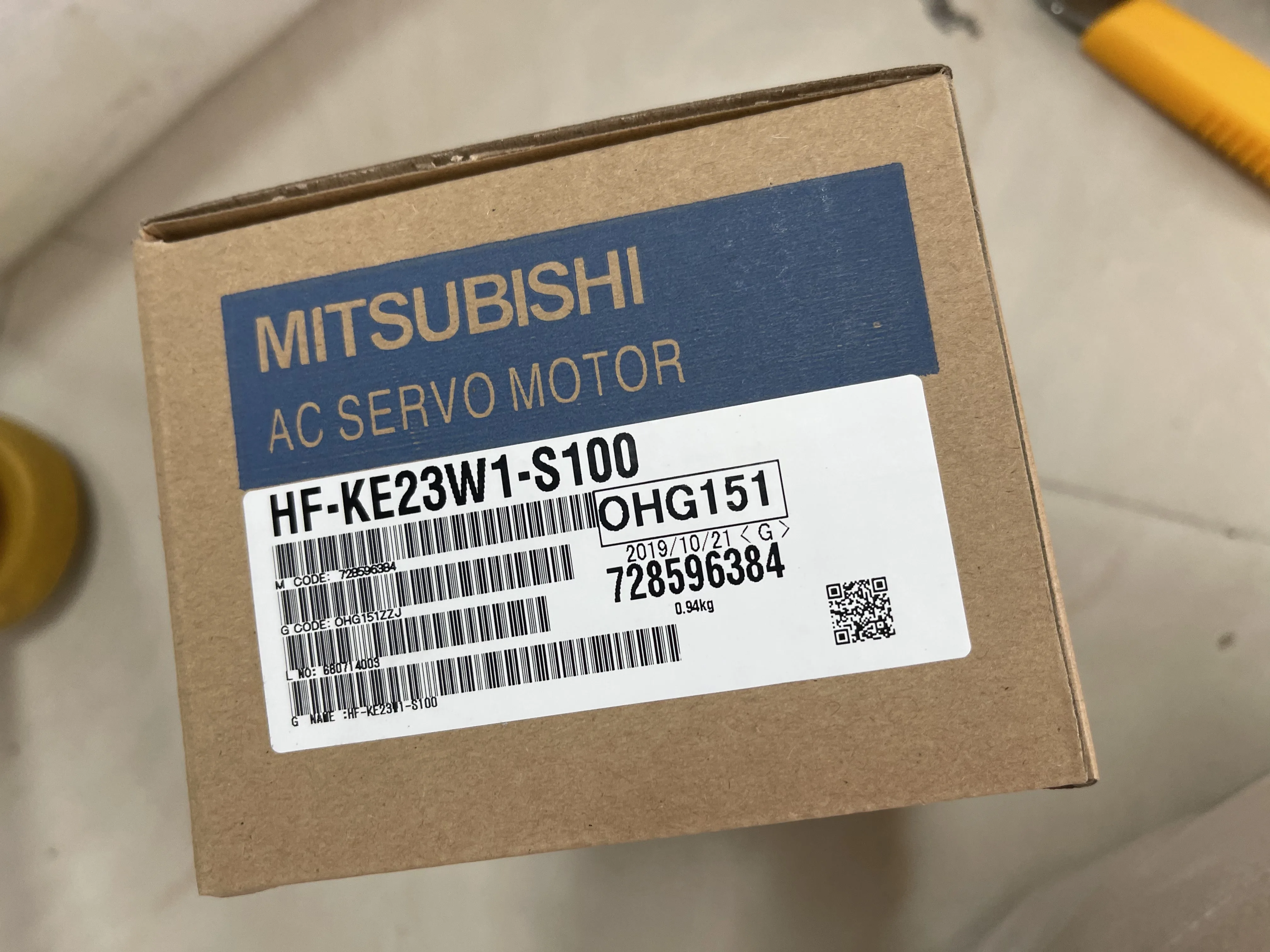 Mitsubishi AC Servo Motor HF-KE23W1-S100 Mitsubishi AC Servo Motor HF-KE23W1-S100