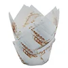 White with Gold Letter 50 pieces