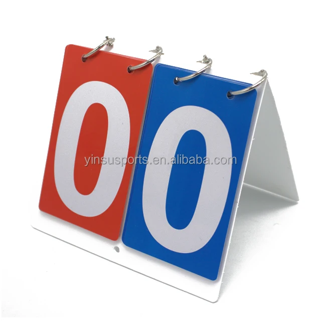 Portable 2-Digit PVC Waterproof Scoreboard for Volleyball & Football Competition Training Equipment