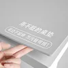 Light gray silicone 1.6mm thick - anti-pen mark and anti-chili oil