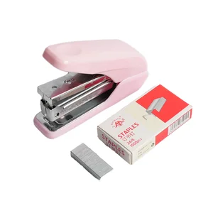 Cross-Border Pink Office Suite Stock Hardcover A3 Leather Thread Sewing Tape Holder Plush Notebook  Stationery Set