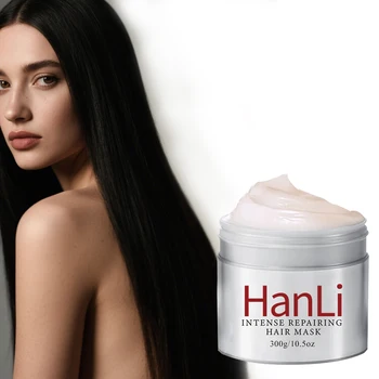 High Quality 300g Keratin and Collagen Hair Organic Herbal Cream Treatment for Dry Hair Nourishing Salon Features