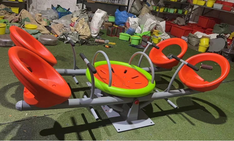 Hot Sale Popular Classic Outdoor 4 People Kids Seesaw Outdoor Playground Seesaw Play Equipment.