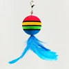 Bola de arcoiris azul