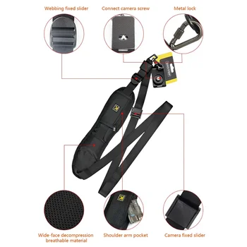 High Quality Shoulder Camera Strap Quick Carry Speed Sling Soft Shoulder Sling Belt Neck Strap for DSLR Camera Accessories detail image
