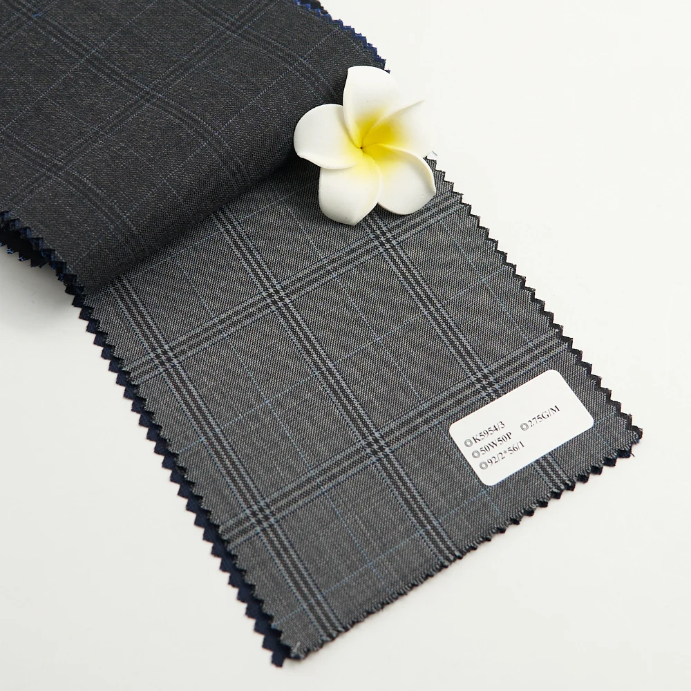 Высококачественная Классическая шерстяная фланелевая ткань Dobby, тканая ткань для мужских костюмов и курток