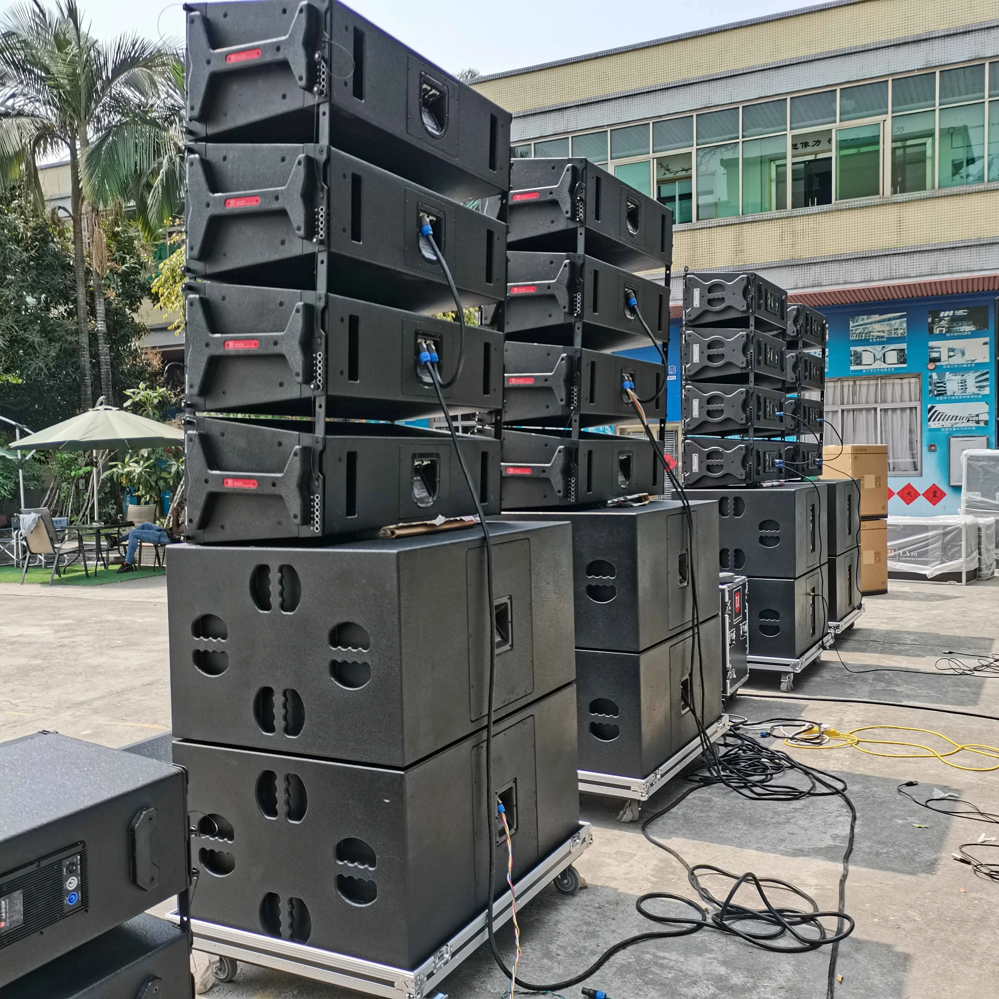 Double 12 Inch 2way Line Array Speaker Sound System TI Pro Audio Line Array Speakaer Sound System