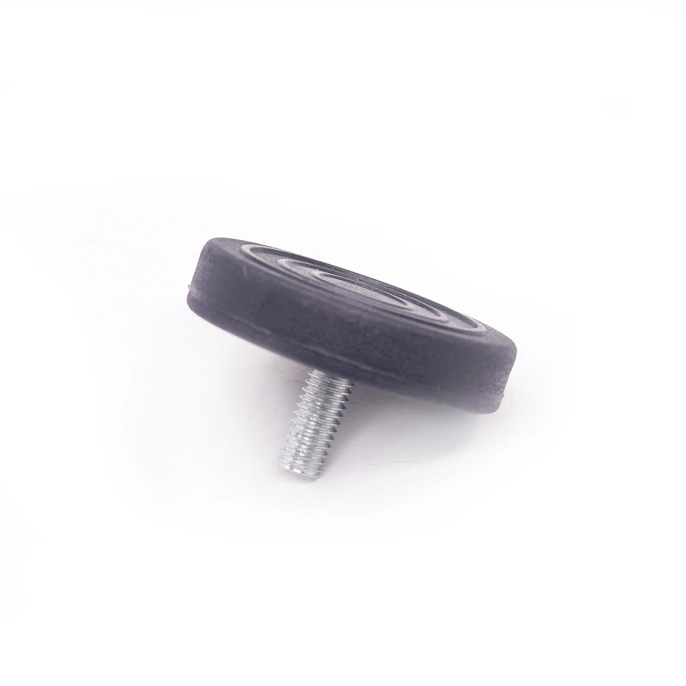 Customized Fasteners Furniture Spare Parts Adjustable Glides Chair Leg Levelers Round Head Rubber Washer Bolts