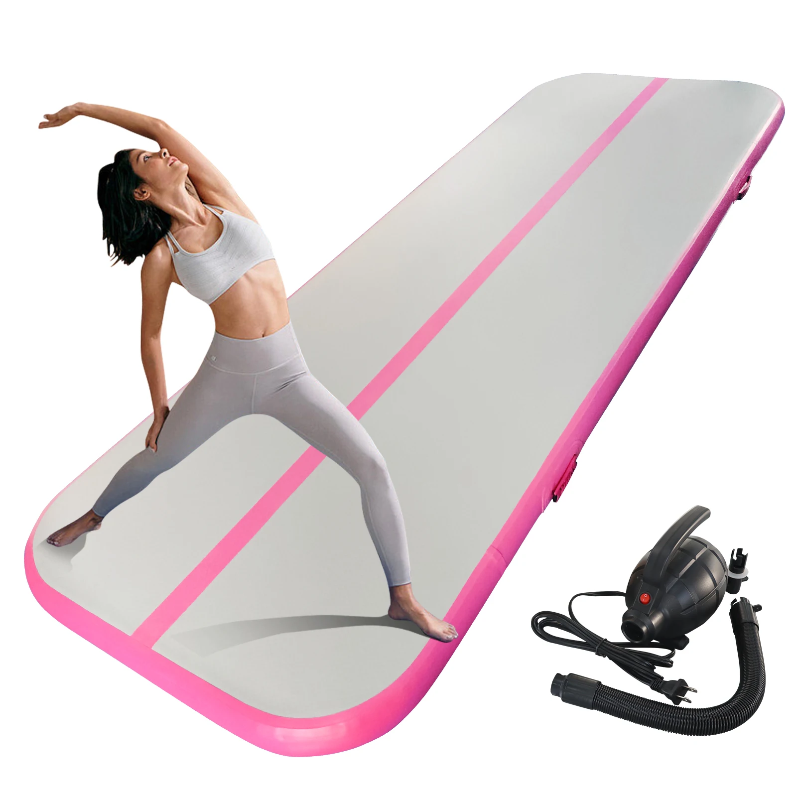 Custom 2-16M Inflatable Air Track Taekwondo Gymnastics Mattress Outdoor 10-20FT Fitness Airtrack Equipment Mattress