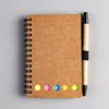 JX406 five-hole calfskin book