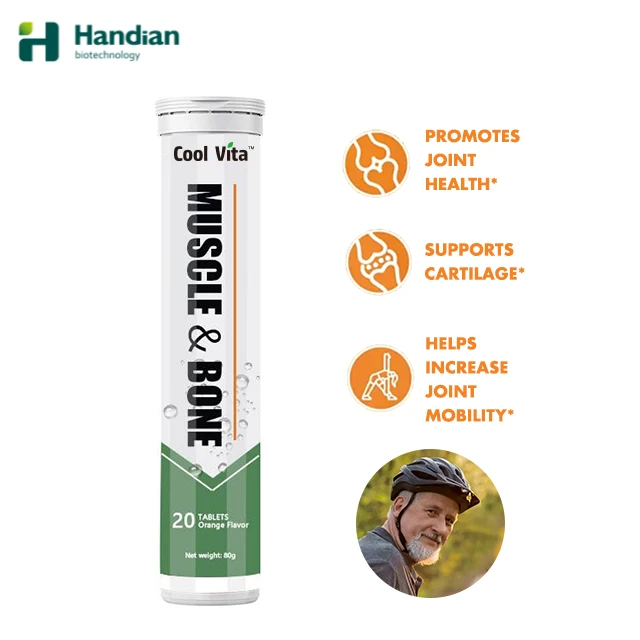 Glucosamine Chondroitin Msm Vitamina C Effervescent Tablet Support Bone