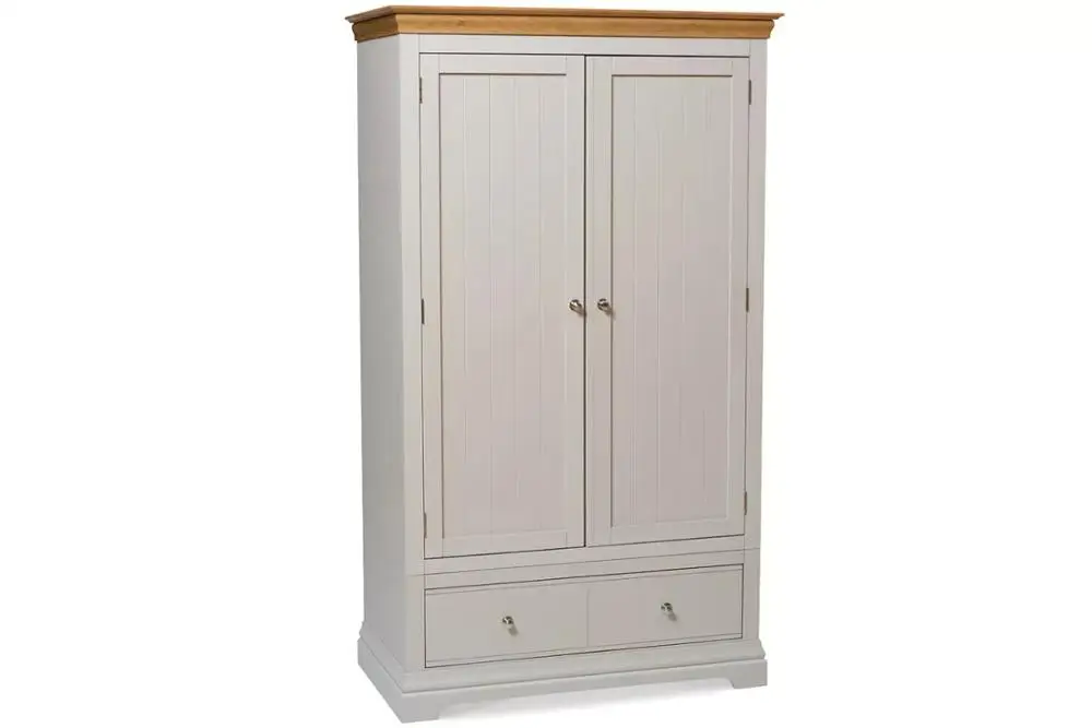 Small and Modern Wardrobe Designs with Swing Black PVC Door