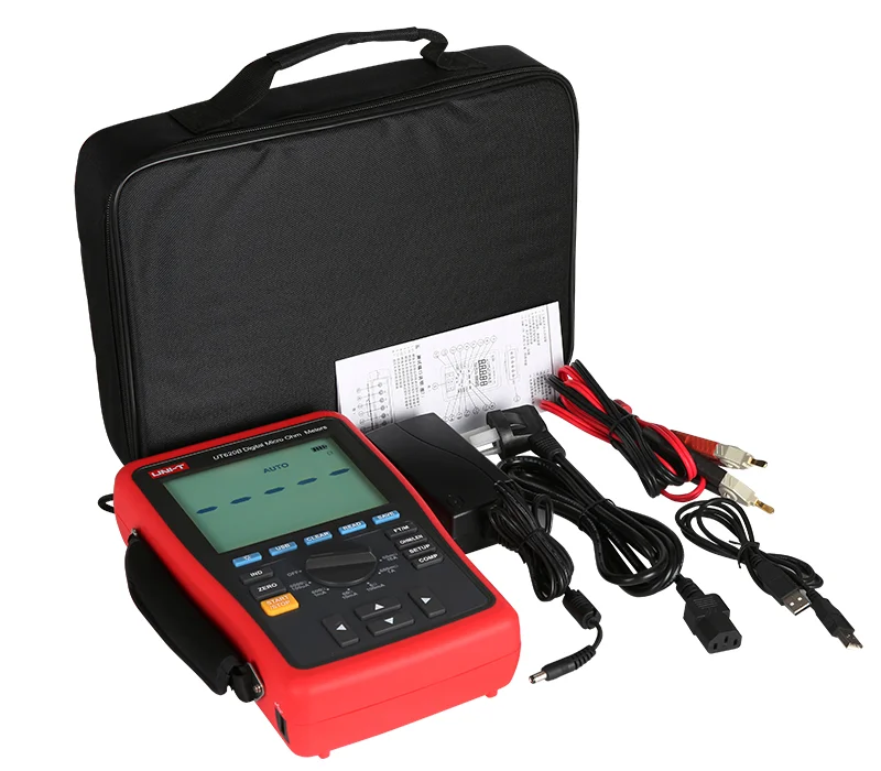 UNI-T UT620C Digital DC Low Resistance Meter Micro Ohm Meter Cable  Wire/Coil/Motor Resistance Tester