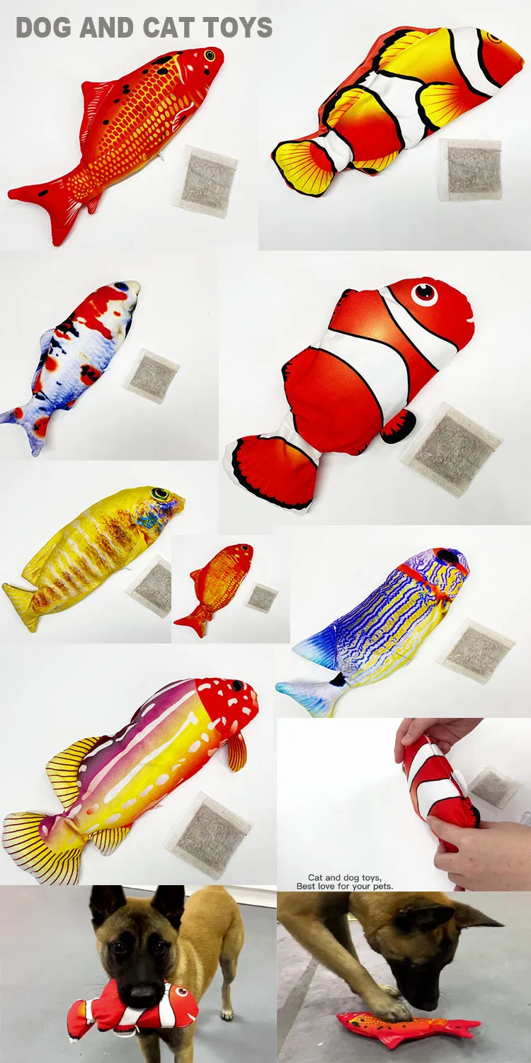 Usb Auto Electric Moving Fish Catnip Dancing Fish Cat Toy Simulation