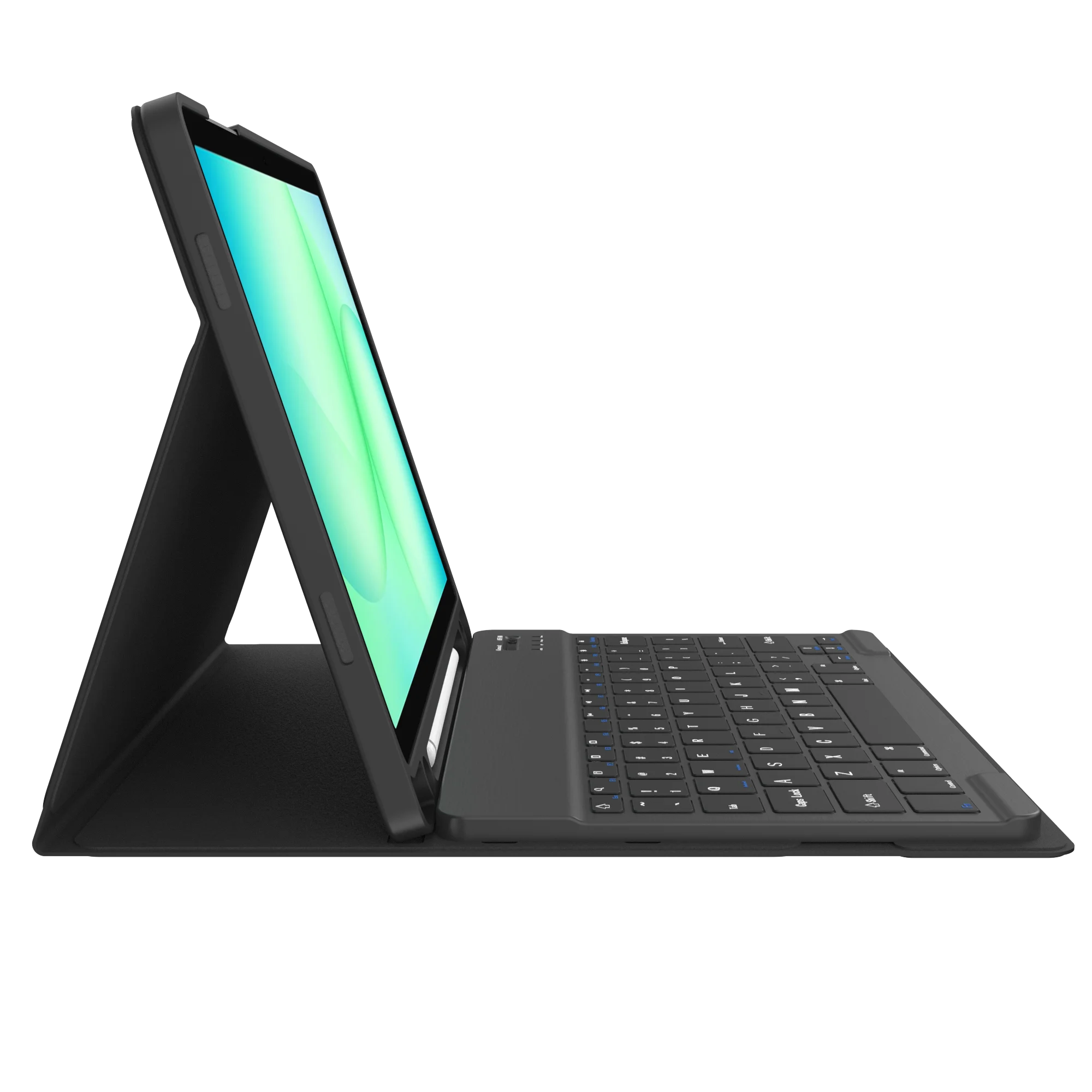 product for samsung tab a11 plus tablet case with detachable keyboard folio cover with pencil holder case combo-8