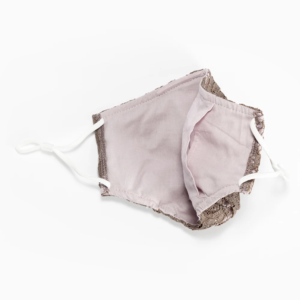 
 Моющиеся 3 слоя ткани небольшое минимальное кол-во в заказе Лидер продаж шоколада и кирпич отличаются элегантным и модным кружевом с кастомизированным рисунком для женщин леди  