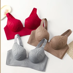 Women's Thin One-Piece Bralette Quality Wireless Seamless Comfortable Beautiful Breast Push Cup-Direct Factory Wholesale