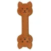 Cat face-dark brown